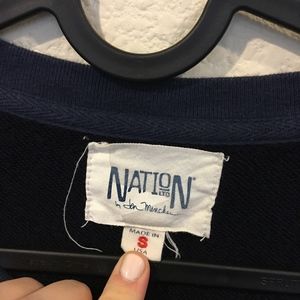 Nation LTD Tops - Nation Ltd Sami Knit long sleeve sweatshirt Nation LTD Tops - Nation Ltd Sami Knit long sleeve sweatshirt